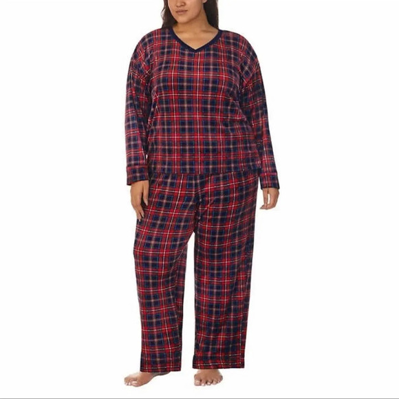 Nautica Other - NWT Nautica Women's 2 Piece Fleece Pajama Sleepwear Set Bridget Plaid